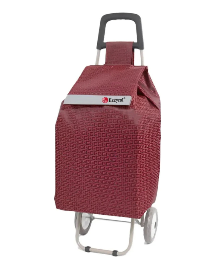 Ezzyrol shopping trolley, folded upright