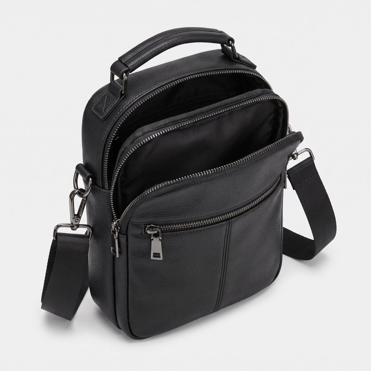 JUSTPACK Twofold crossbody bag, interior main compartments