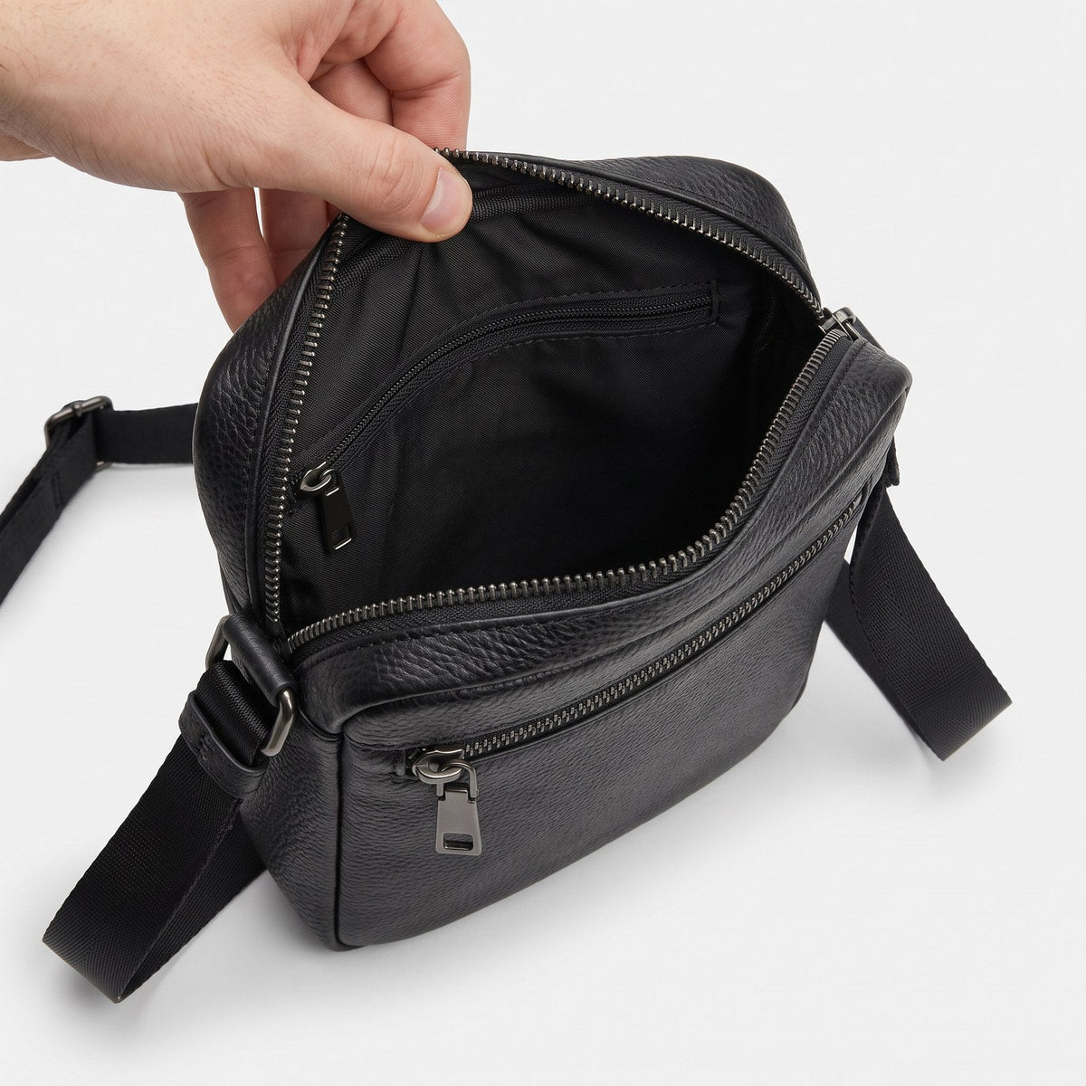 JUSTPACK Tandem crossbody bag, interior compartment