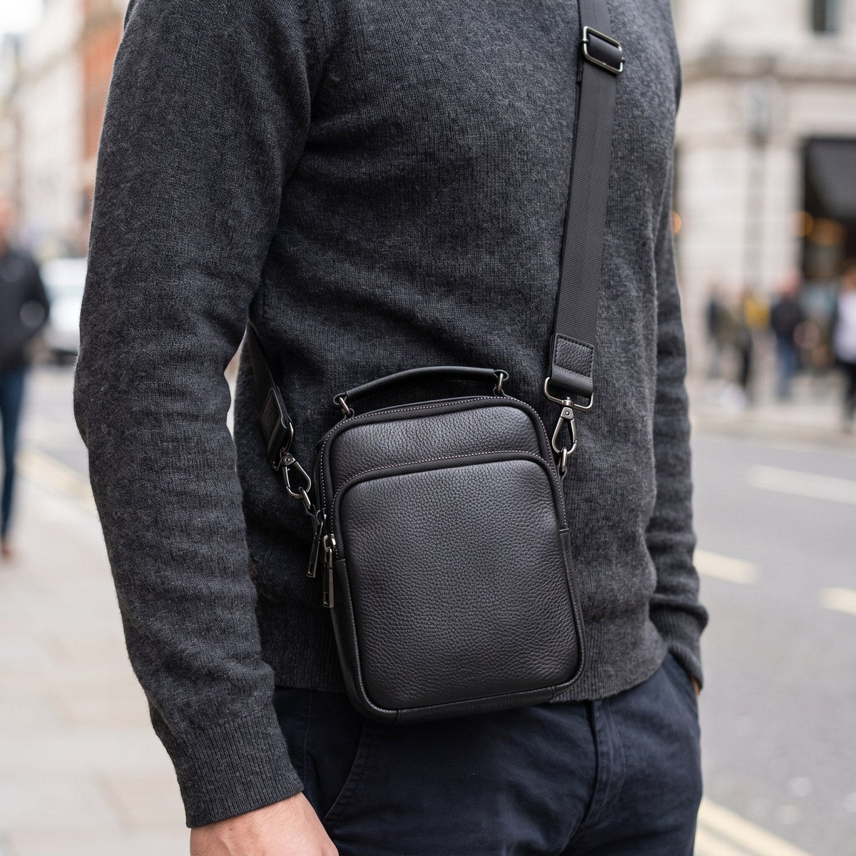 JUSTPACK Tandem crossbody bag, worn crossbody
