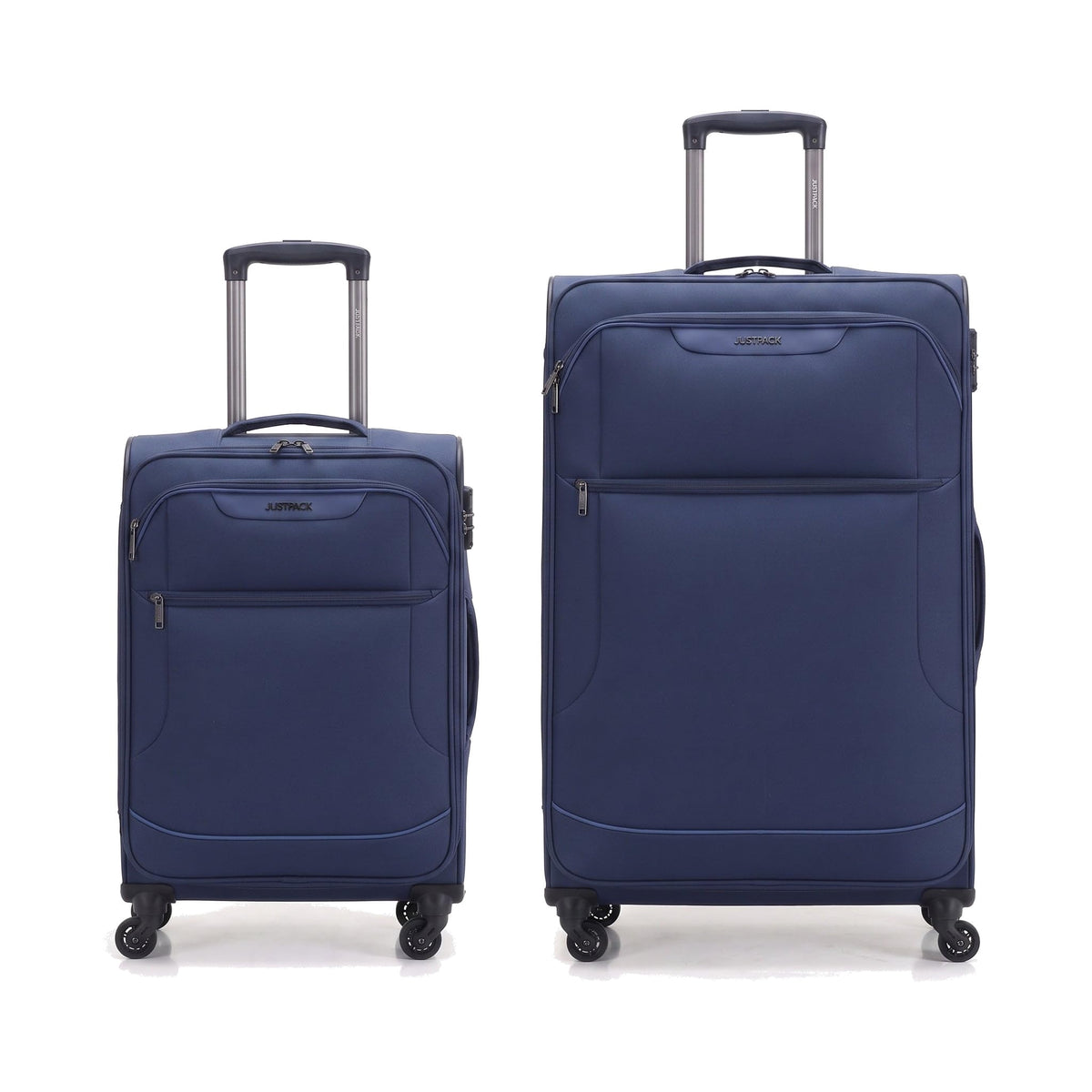 Kite soft shell luggage set of 2 in Navy: 18 inch underseat and 28 inch