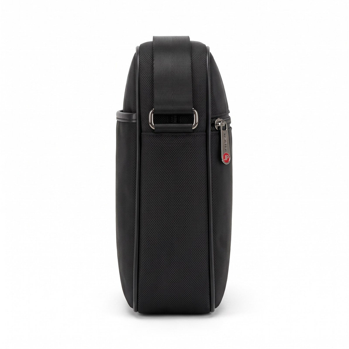 JUSTPACK Stripe flap-over crossbody bag, side profile