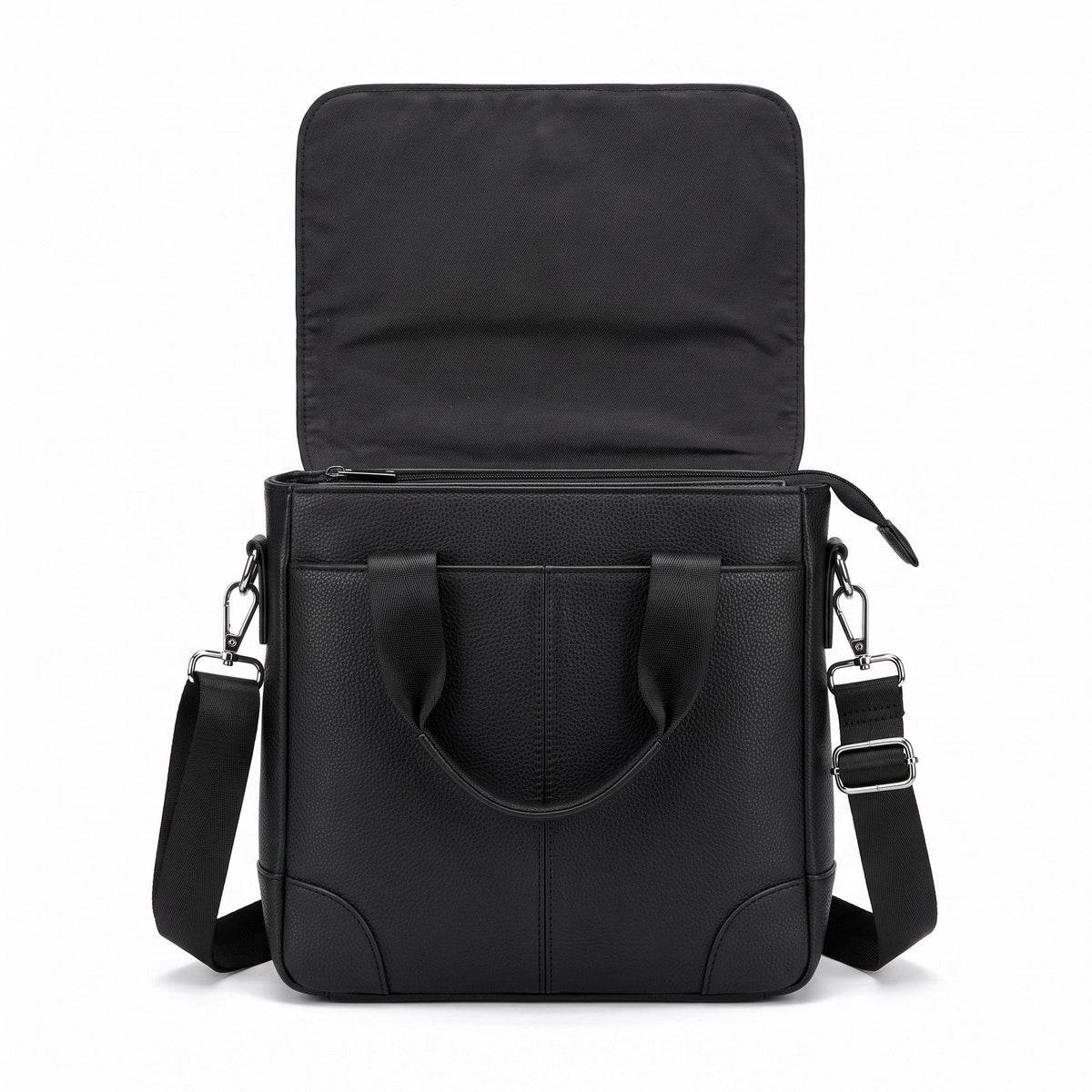 JUSTPACK Pebble flap-over messenger, interior flap open