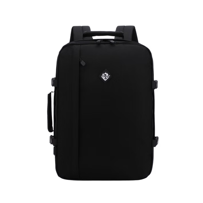 JustPack classic Backpack/ laptop bag/ school Backpack / Travel cabin and underseat Bag, in black, Underseat inch
