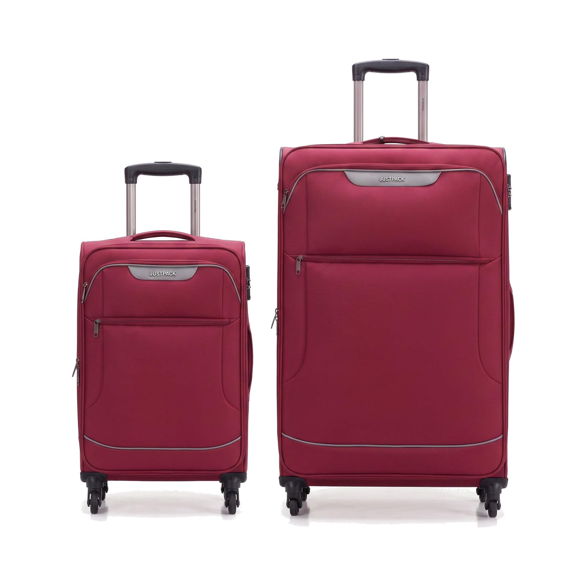 Kite soft shell luggage set of 2 in Burgundy: 18 inch underseat and 28 inch