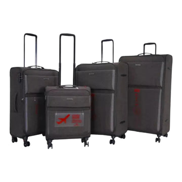 ezzyrolExtra Large Expandable Suitcases & Medium Cabin Luggage  set of 4