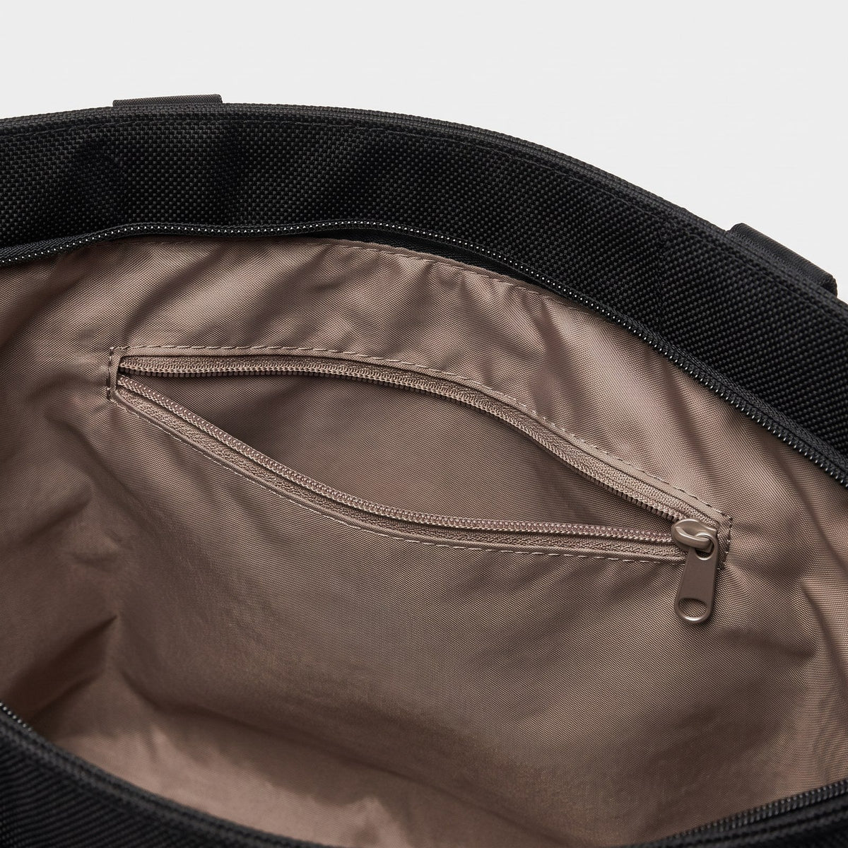 JUSTPACK Market shopper tote, interior pocket detail