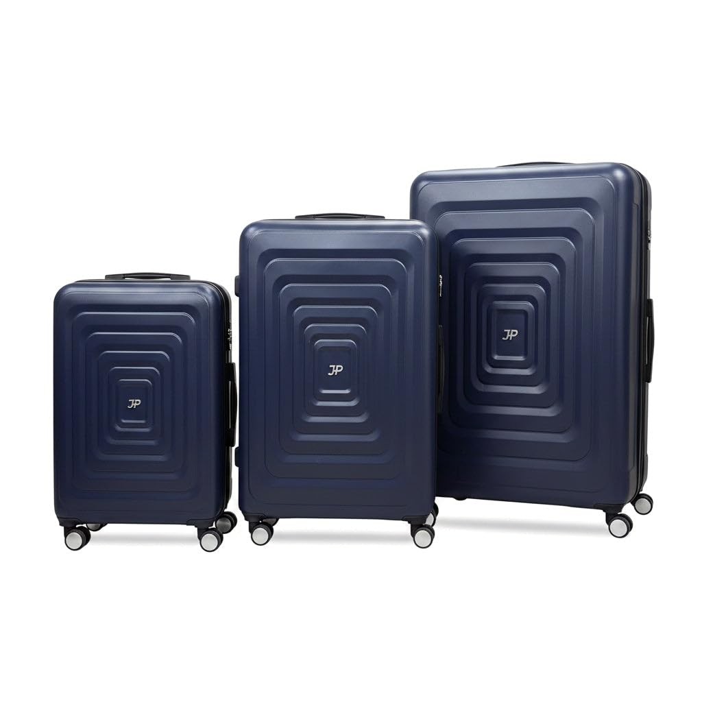 JustPack 8888 Squares ABS Hard Shell Suitcase & Nesting Sets in Navy