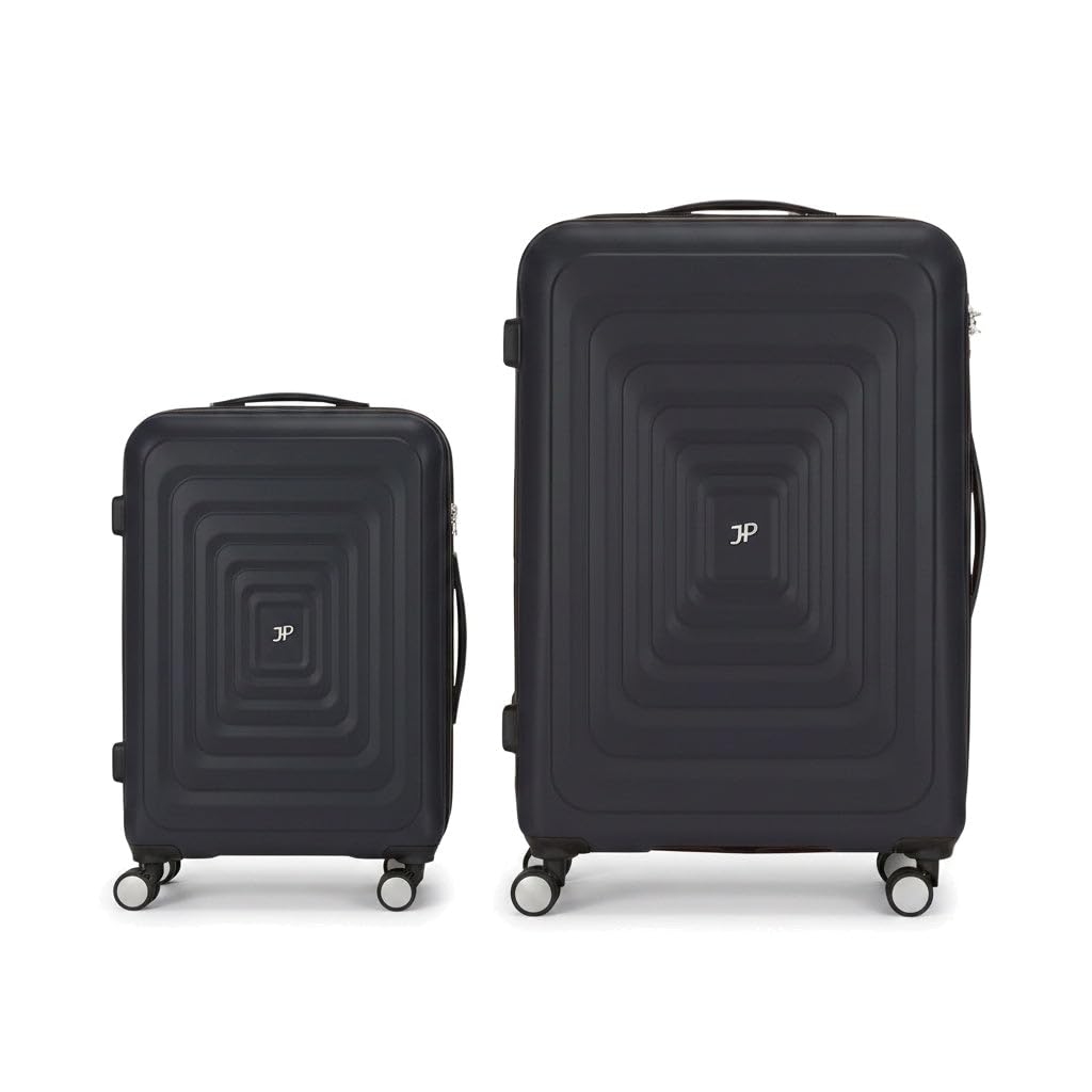 JustPack 8888 Squares ABS Hard Shell Suitcase & Nesting Sets in Black