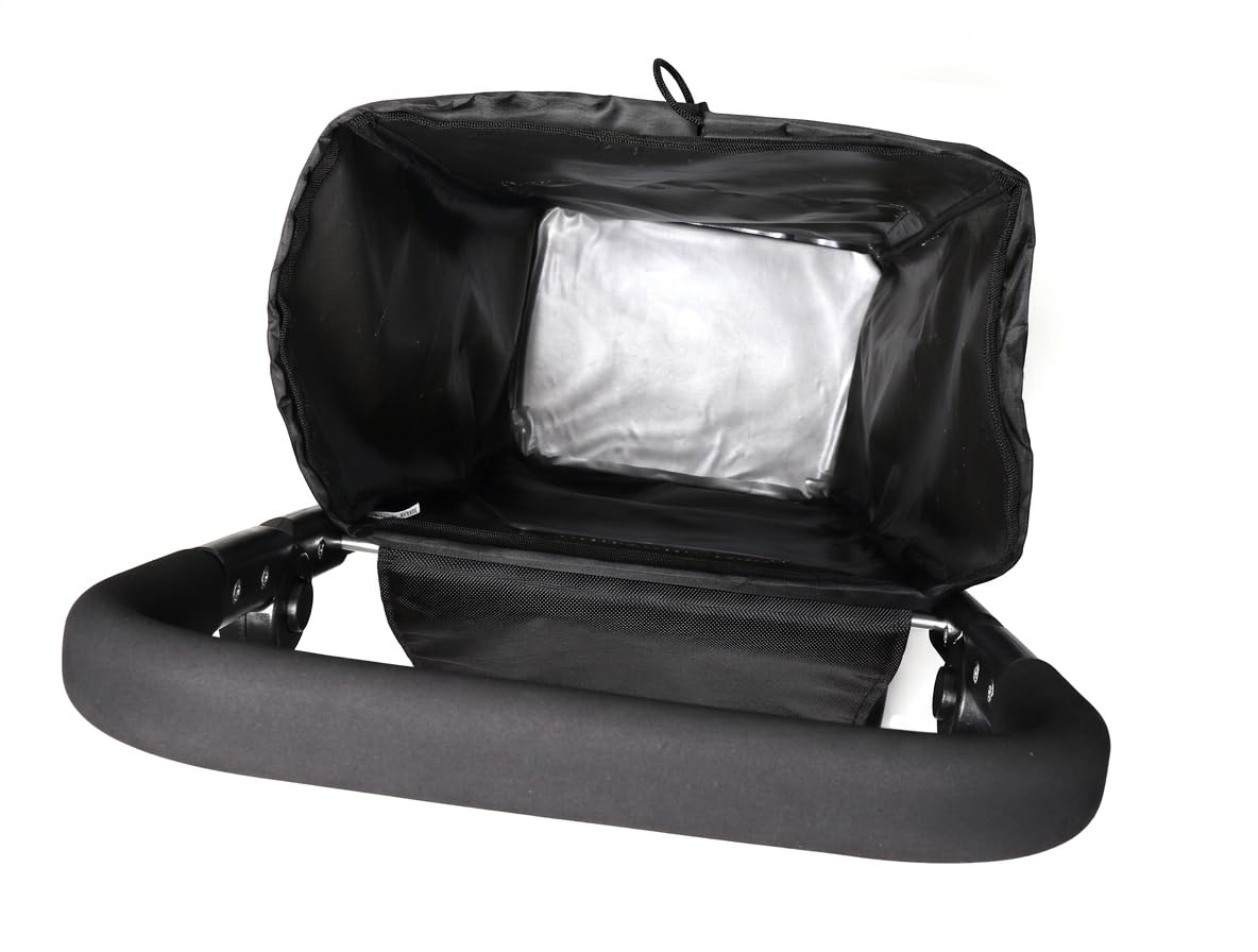 Ezzyrol 50L Folding Shopping Trolley in Black