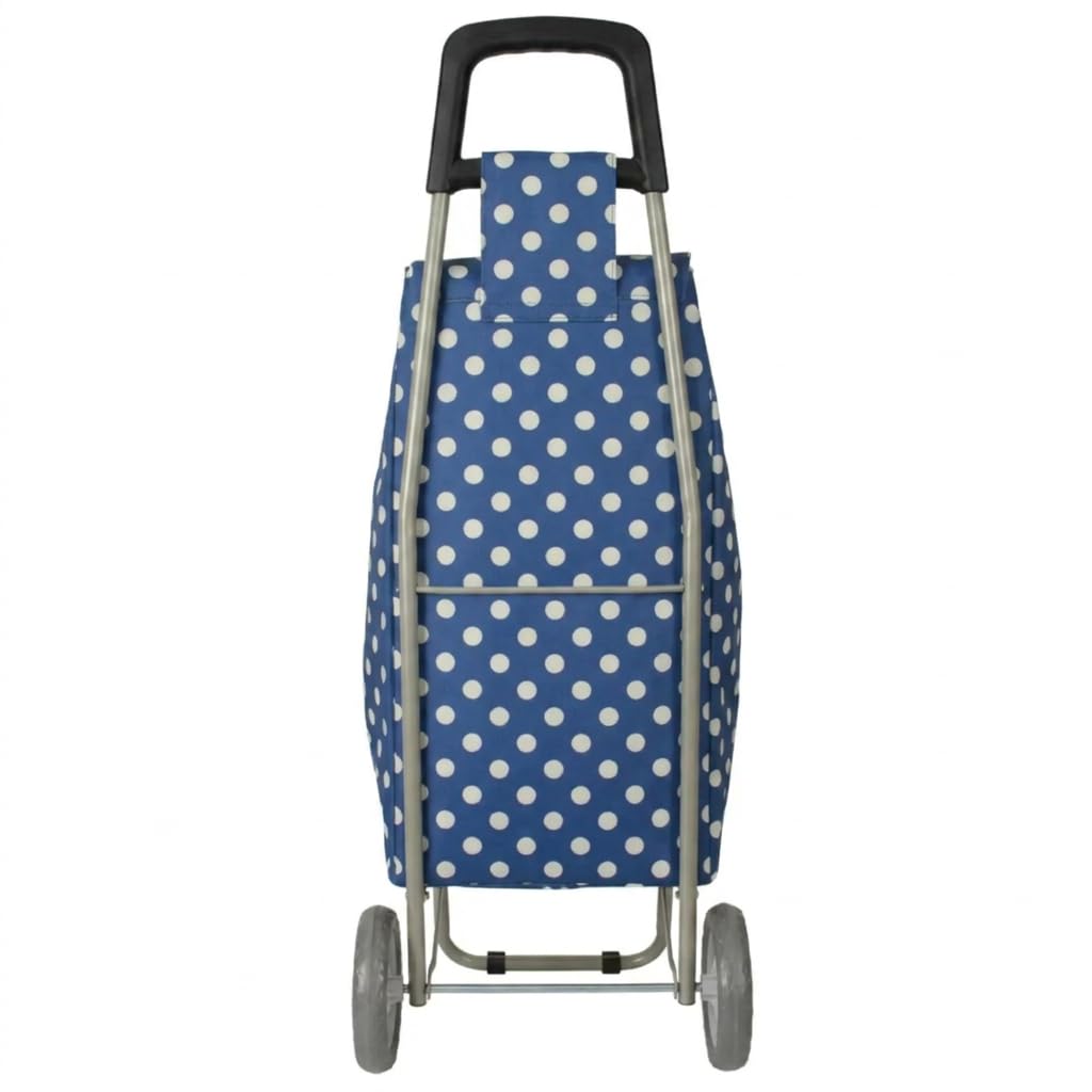 Ezzyrol 45L Heavy-Duty Folding Shopping Trolley in Blue
