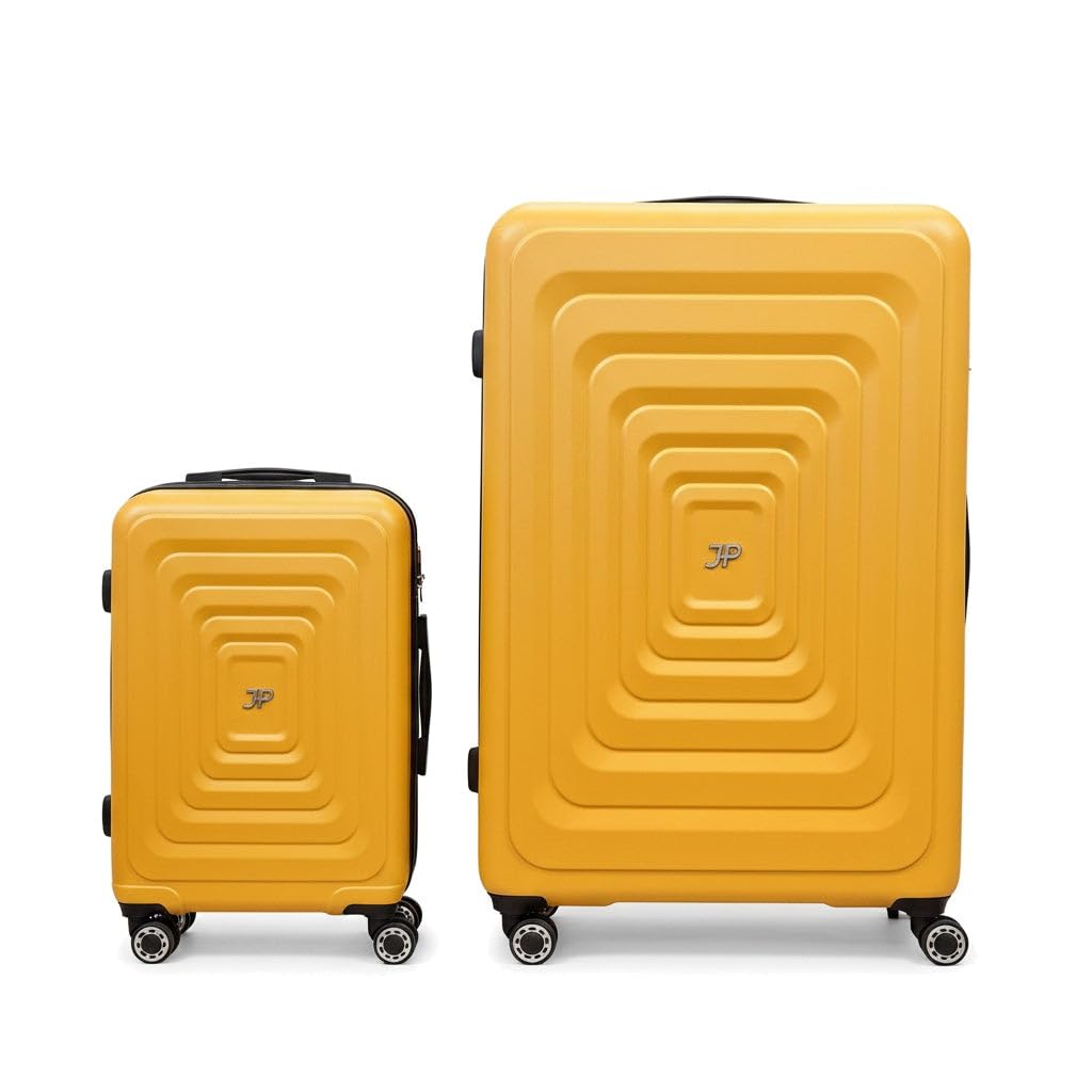 JustPack 8888 Squares ABS Hard Shell Suitcase & Nesting Sets in Yellow