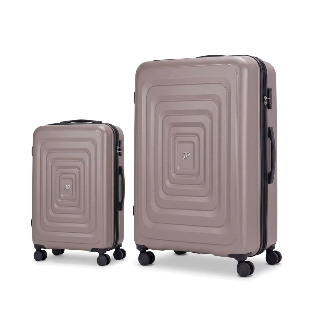 JustPack 8888 Squares ABS Hard Shell Suitcase & Nesting Sets in Khaki