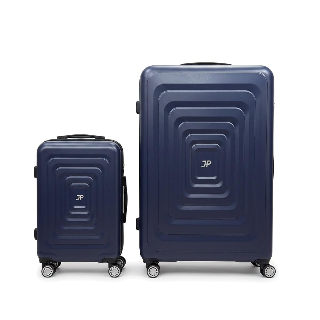 JustPack 8888 Squares ABS Hard Shell Suitcase & Nesting Sets in Navy