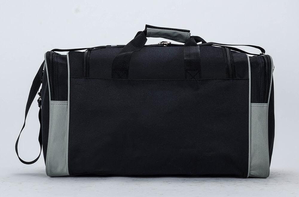 Ezzyrol Holdall Duffel Bag in Black n Grey