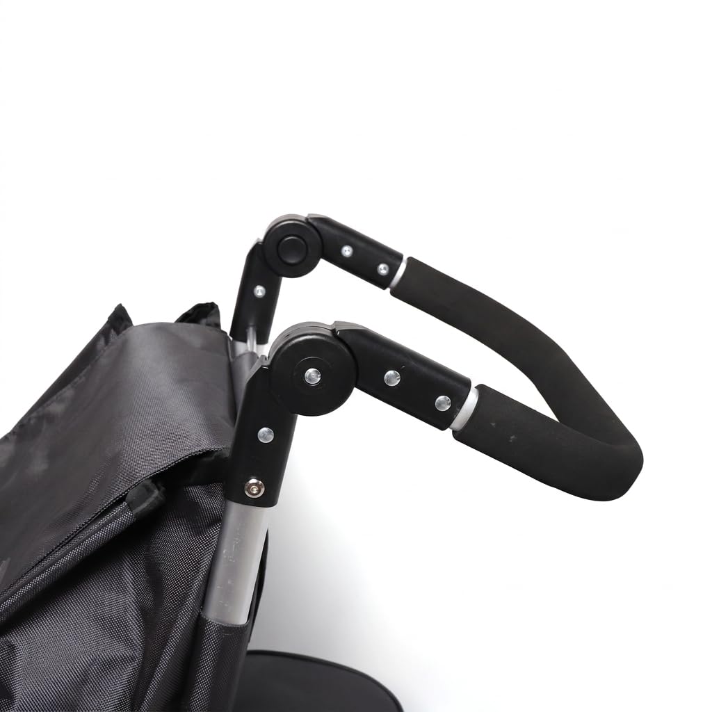 Ezzyrol 50L Folding Shopping Trolley in Grey