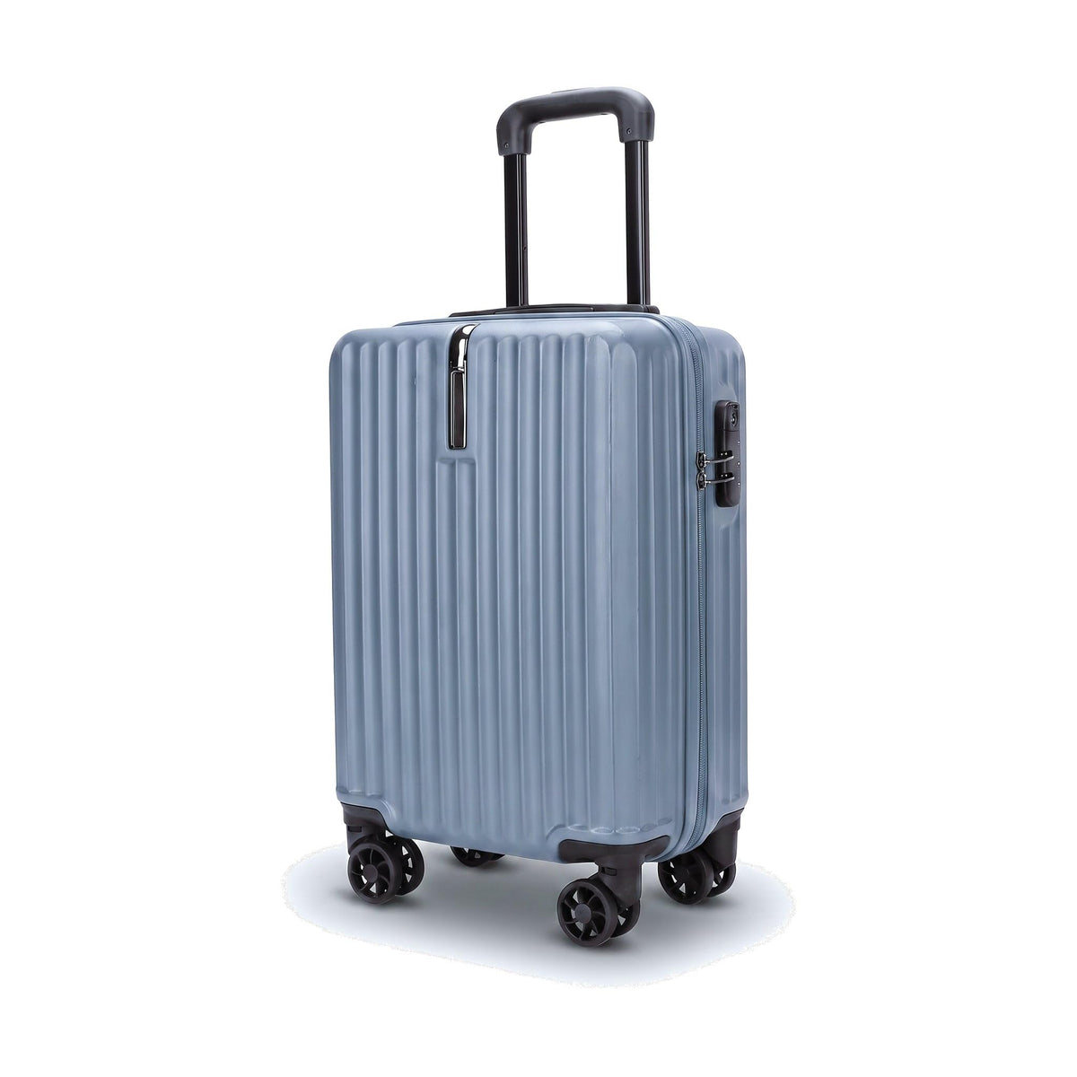 Justpack Lattice Hard Shell Luggage Set of 2 in Grey, Set of 2