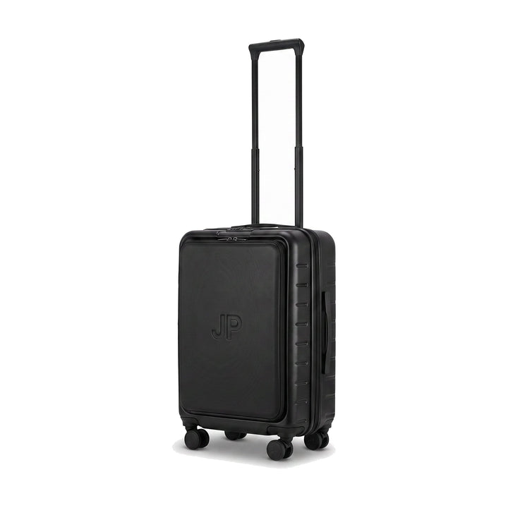 Justpack Commuter Lightweight Hardshell Cabin Suitcase with Laptop Compartment in Black