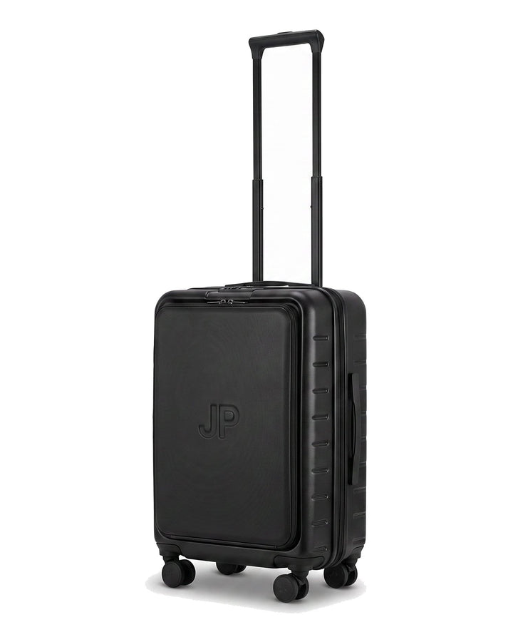 Justpack Commuter Lightweight Hardshell Cabin Suitcase with Laptop Compartment in Black