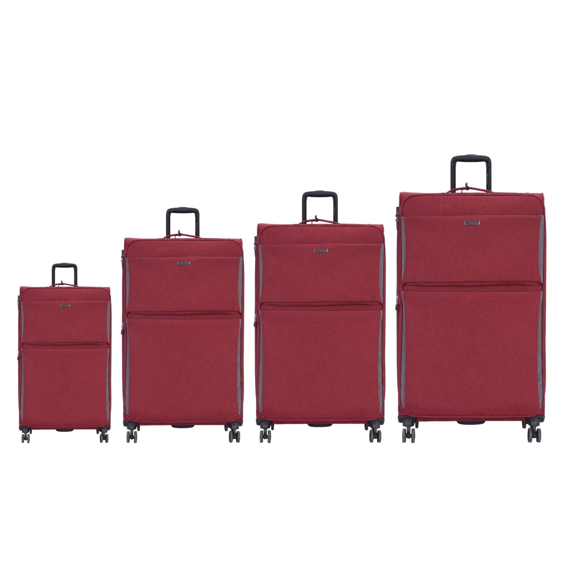 Grant PL103 Soft Shell Luggage Set with TSA Locks, 2 3 or 4 Piece