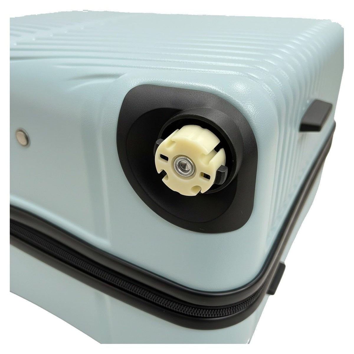 Ezzyrol Flint Ribbed Hard Shell Suitcase in Blue