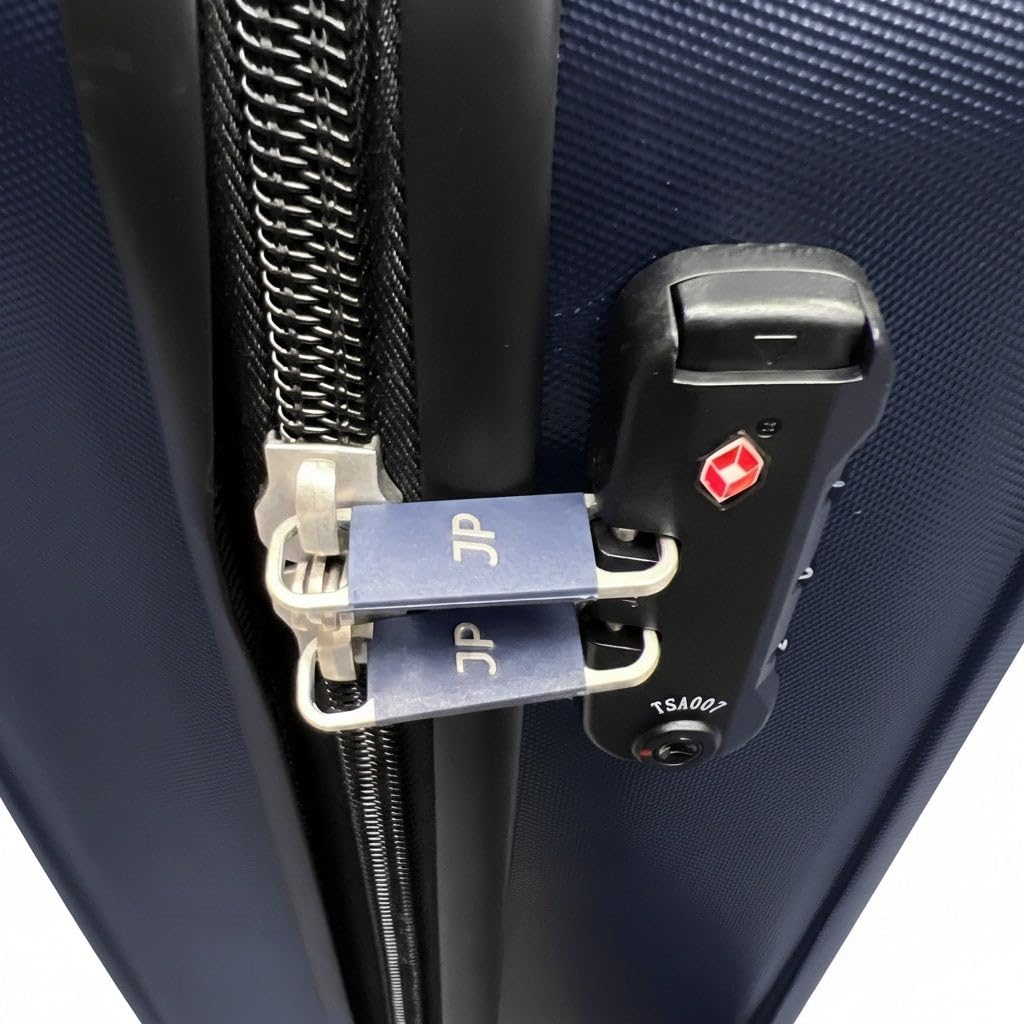 JustPack 8888 Squares ABS Hard Shell Suitcase & Nesting Sets in Navy