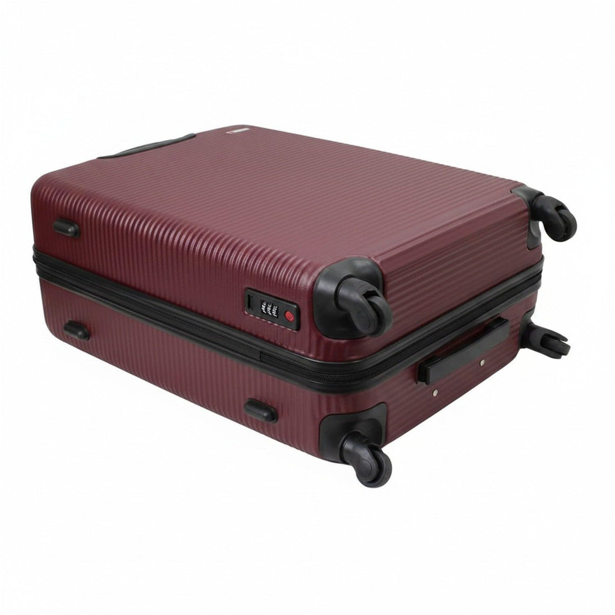 Ezzyrol 8440 ABS Hard Shell Suitcase in Burgundy