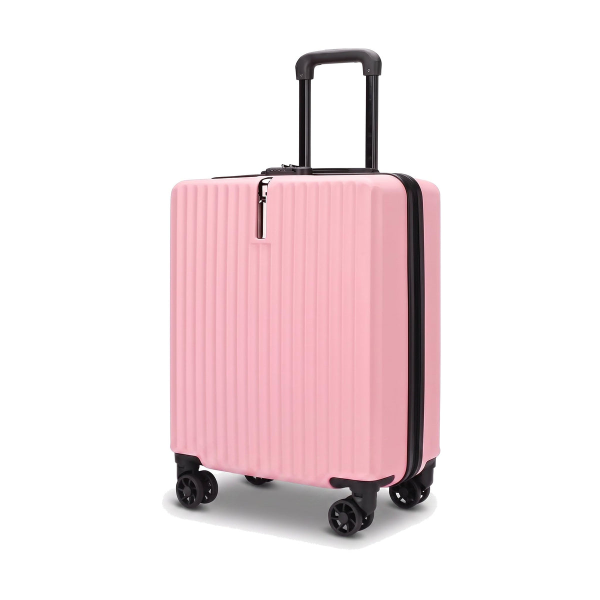 Justpack Lattice Hard Shell Underseat and Cabin Suitcase in Pink