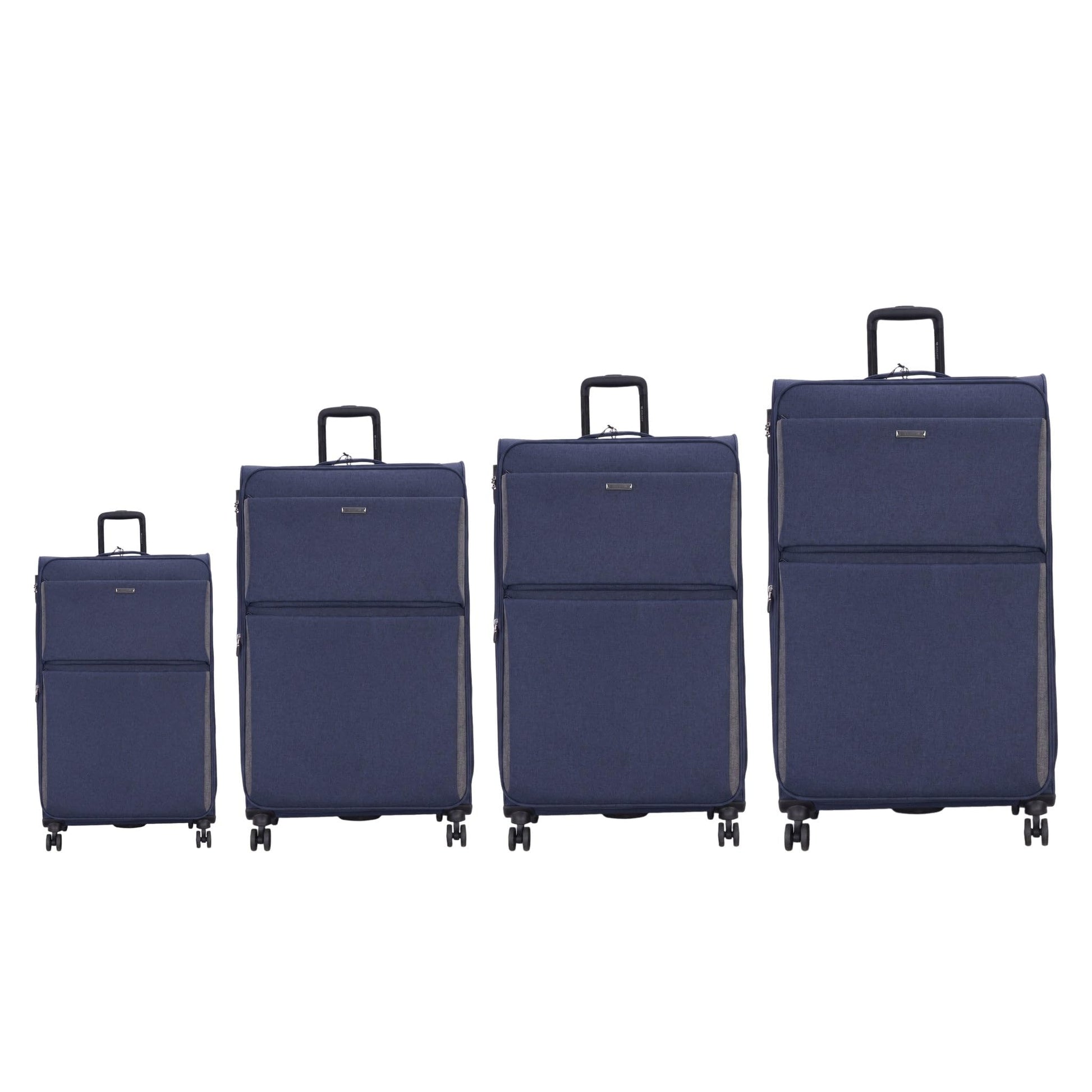 Grant PL103 Soft Shell Luggage Set with TSA Locks, 2 3 or 4 Piece