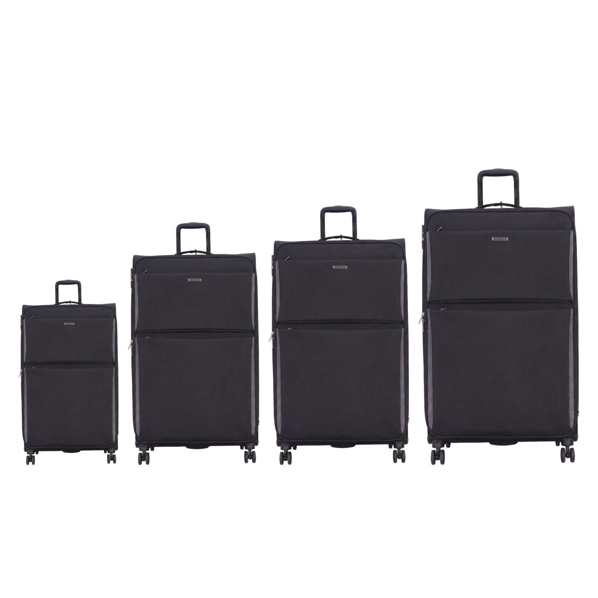 Grant PL103 Soft Shell Luggage Set with TSA Locks, 2 3 or 4 Piece
