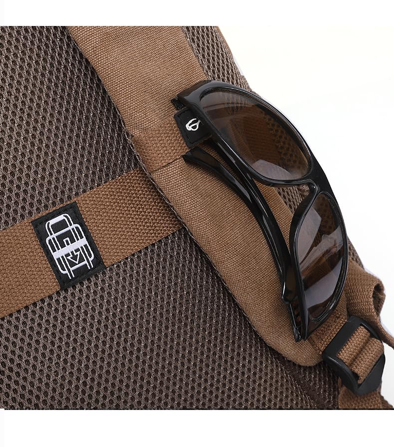 Large School & Travel Backpack in Beige