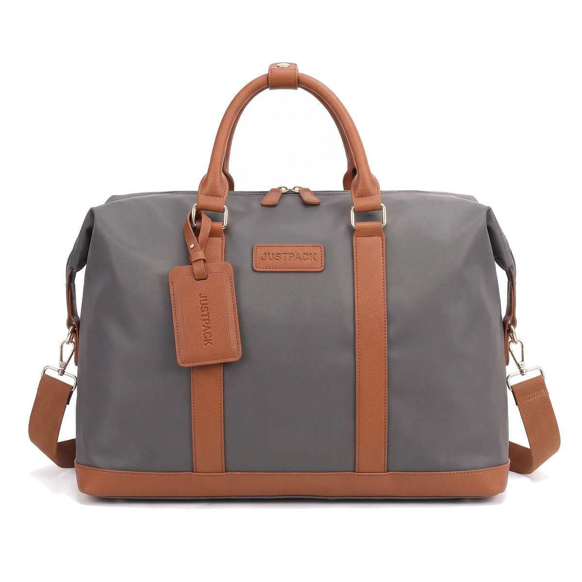 JUSTPACK Mayfair Weekender Bag in Grey