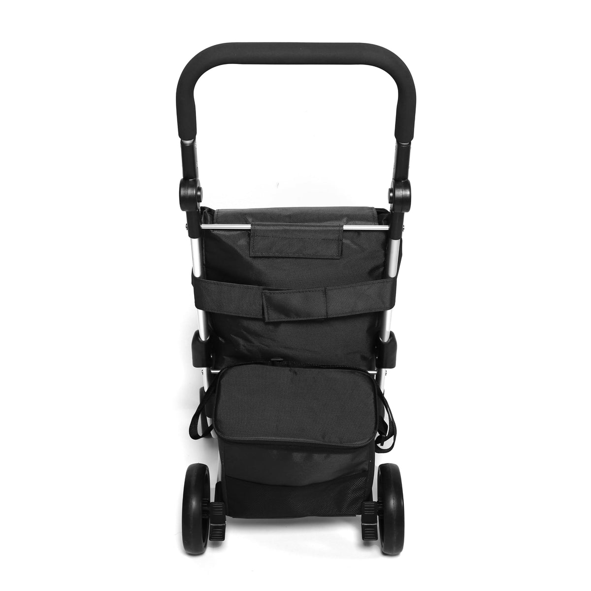 Ezzyrol 50L Folding Shopping Trolley in Black