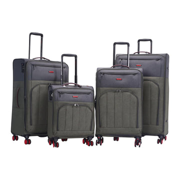 Grant PL101 Soft Shell Luggage Set, 2 3 or 4 Piece