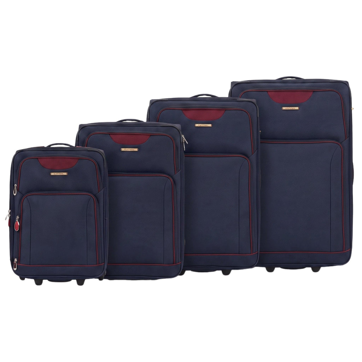 Ezzyrol Inline Lightweight Expandable Suitcase in Navy