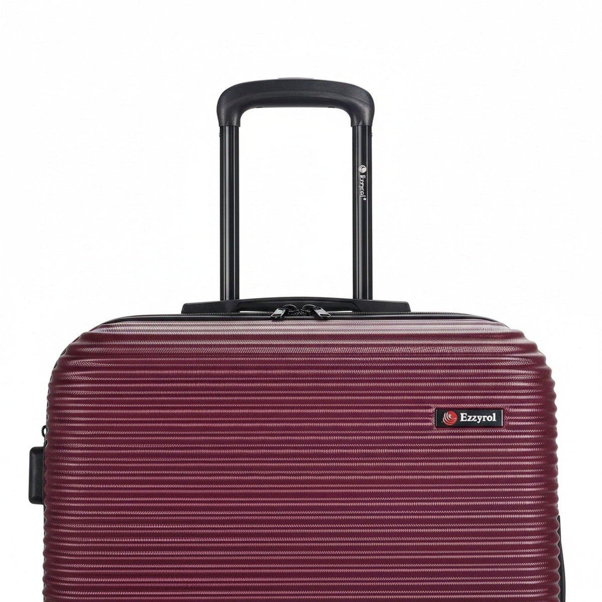 Ezzyrol 8440 ABS Hard Shell Suitcase in Burgundy