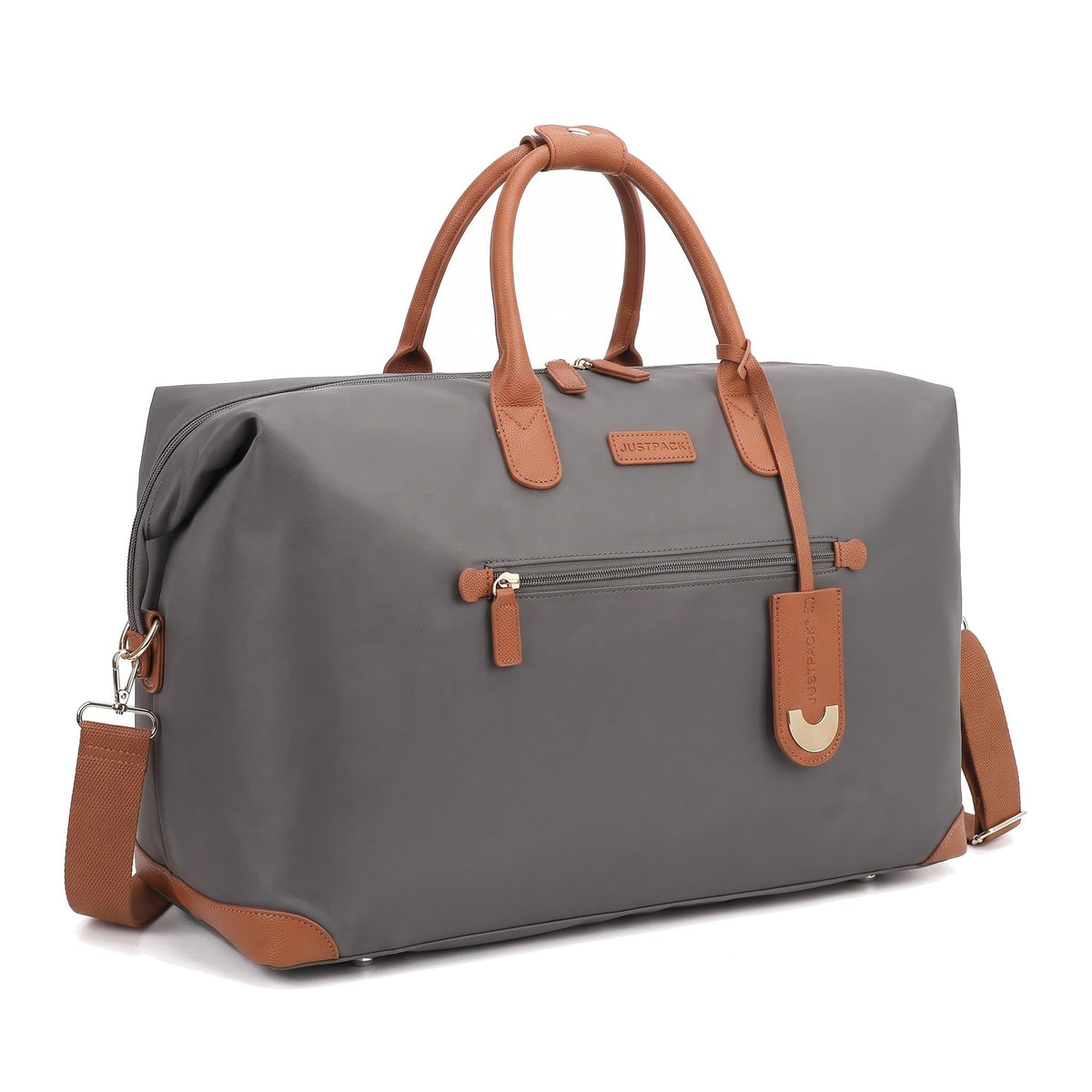 JUSTPACK Mayfair Weekender Bag in Grey