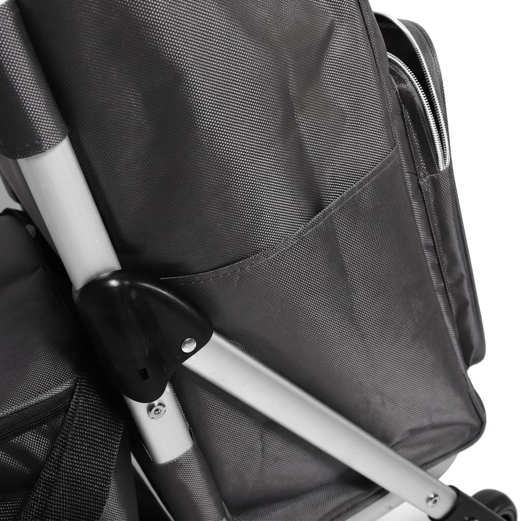 Ezzyrol 50L Folding Shopping Trolley in Grey