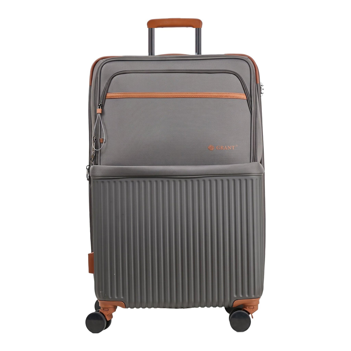 GRANT Designer Suitcase Set in Charcoal