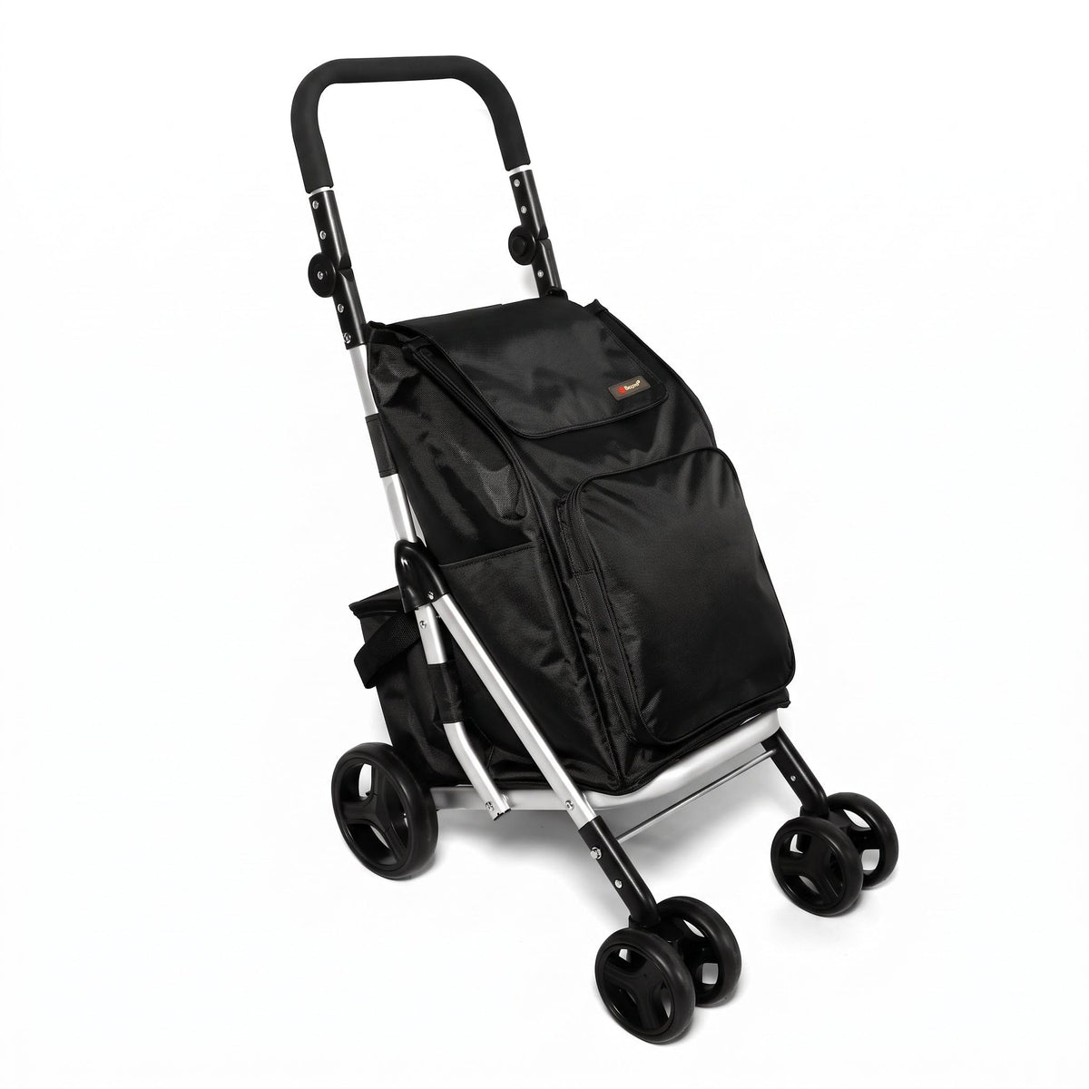 Ezzyrol 50L Folding Shopping Trolley in Black