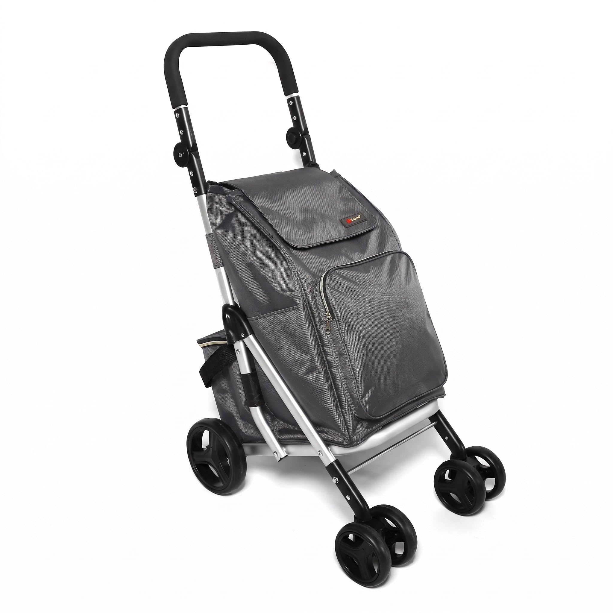Ezzyrol 50L Folding Shopping Trolley in Grey