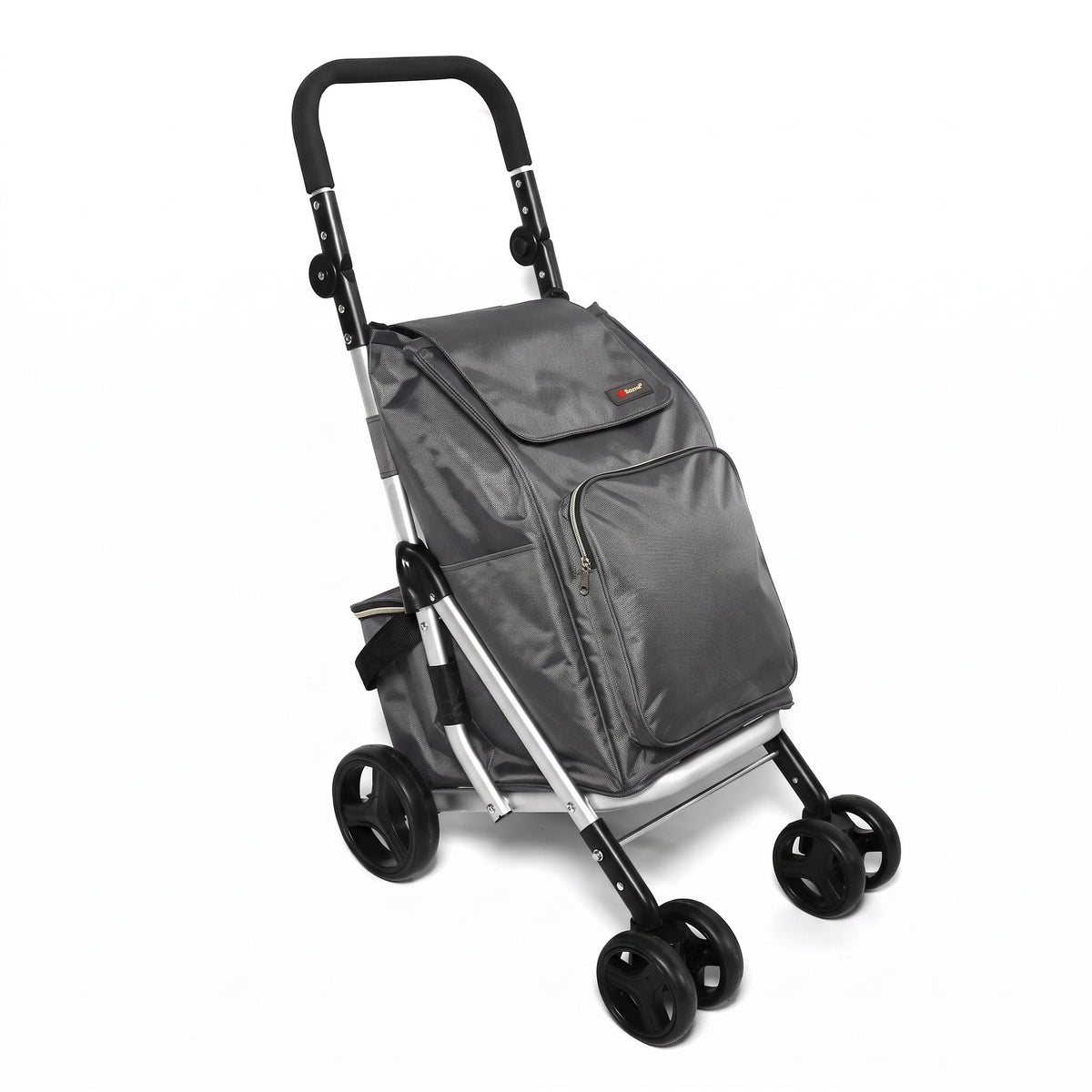 Ezzyrol 50L Folding Shopping Trolley in Grey