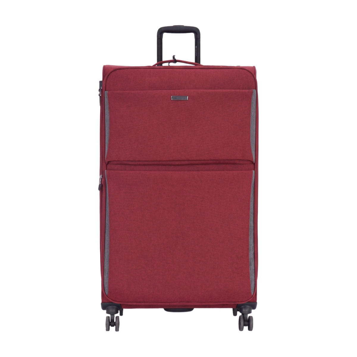 Grant Tailored Soft Shell Luggage Set with TSA Locks in Burgundy