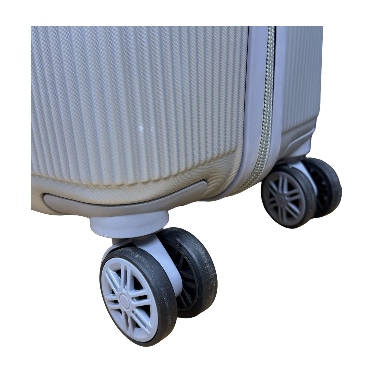 GRANT Fluted Hard Shell Suitcase Set, Set of 5 + Vanity (12"+20"+26"+30"+32", 391L)