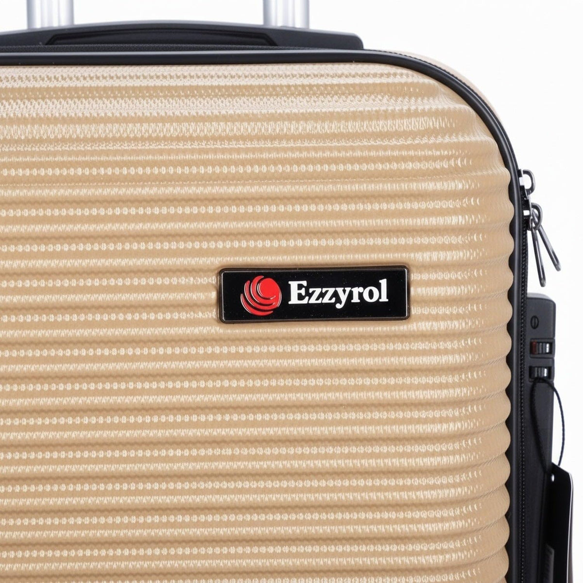 Ezzyrol 8440 ABS Hard Shell Luggage Set of 5 in Beige