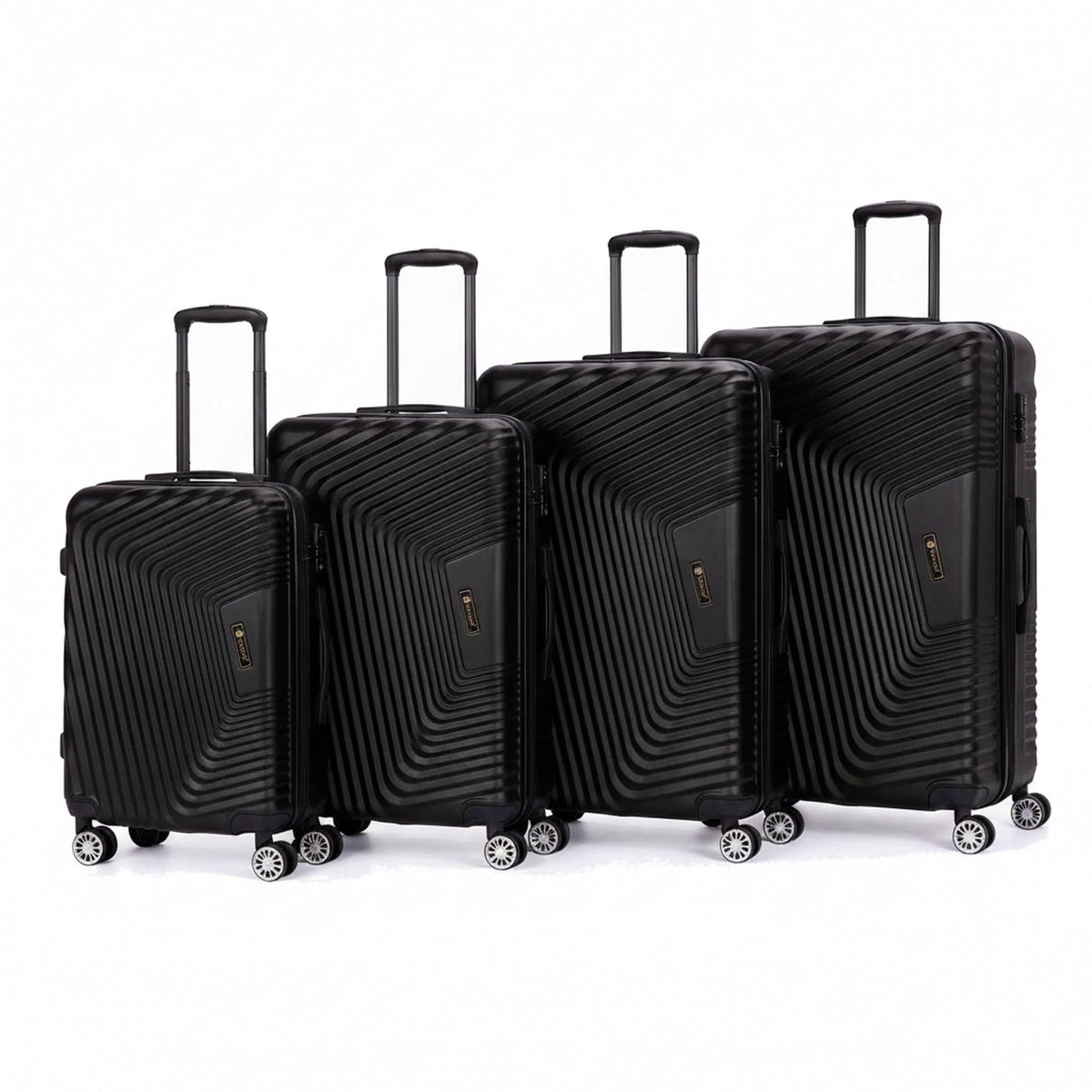 Ezzyrol Grays ABS Hard Shell Suitcase in Black