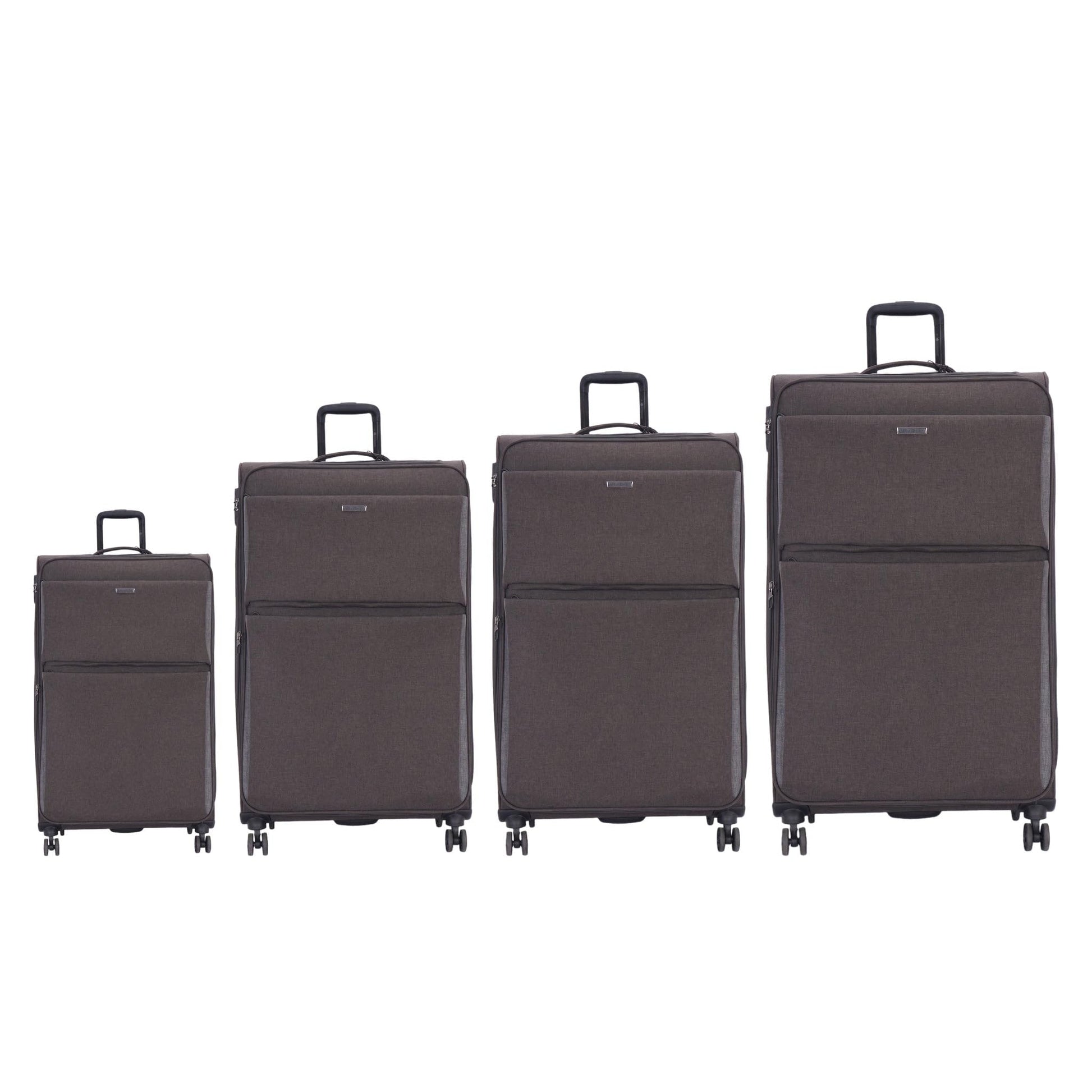 Grant PL103 Soft Shell Luggage Set with TSA Locks, 2 3 or 4 Piece