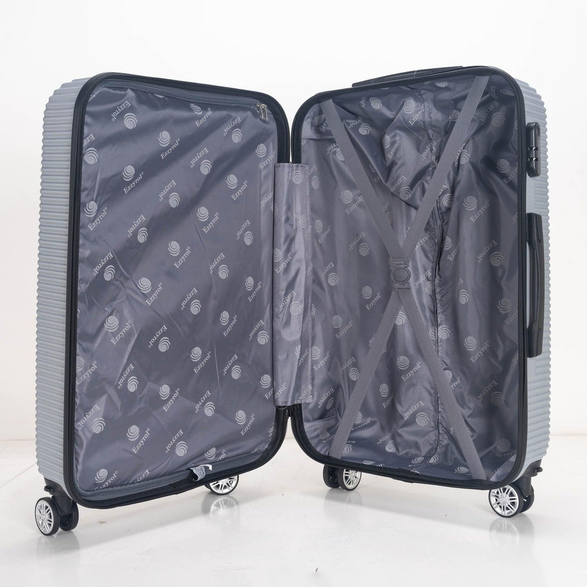 Ezzyrol 8440 ABS Hard Shell Suitcase in Grey