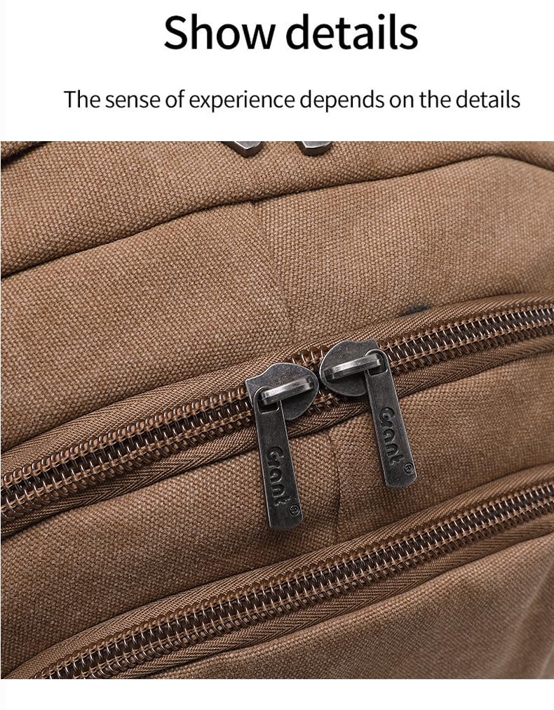 Large School & Travel Backpack in Beige