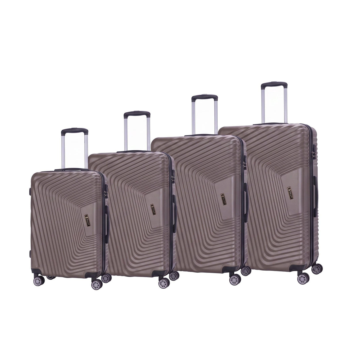 Ezzyrol Grays ABS Hard Shell Suitcase in Brown